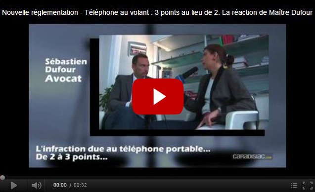 Votre avocat du permis vous explique l'infraction liée au téléphone au volant